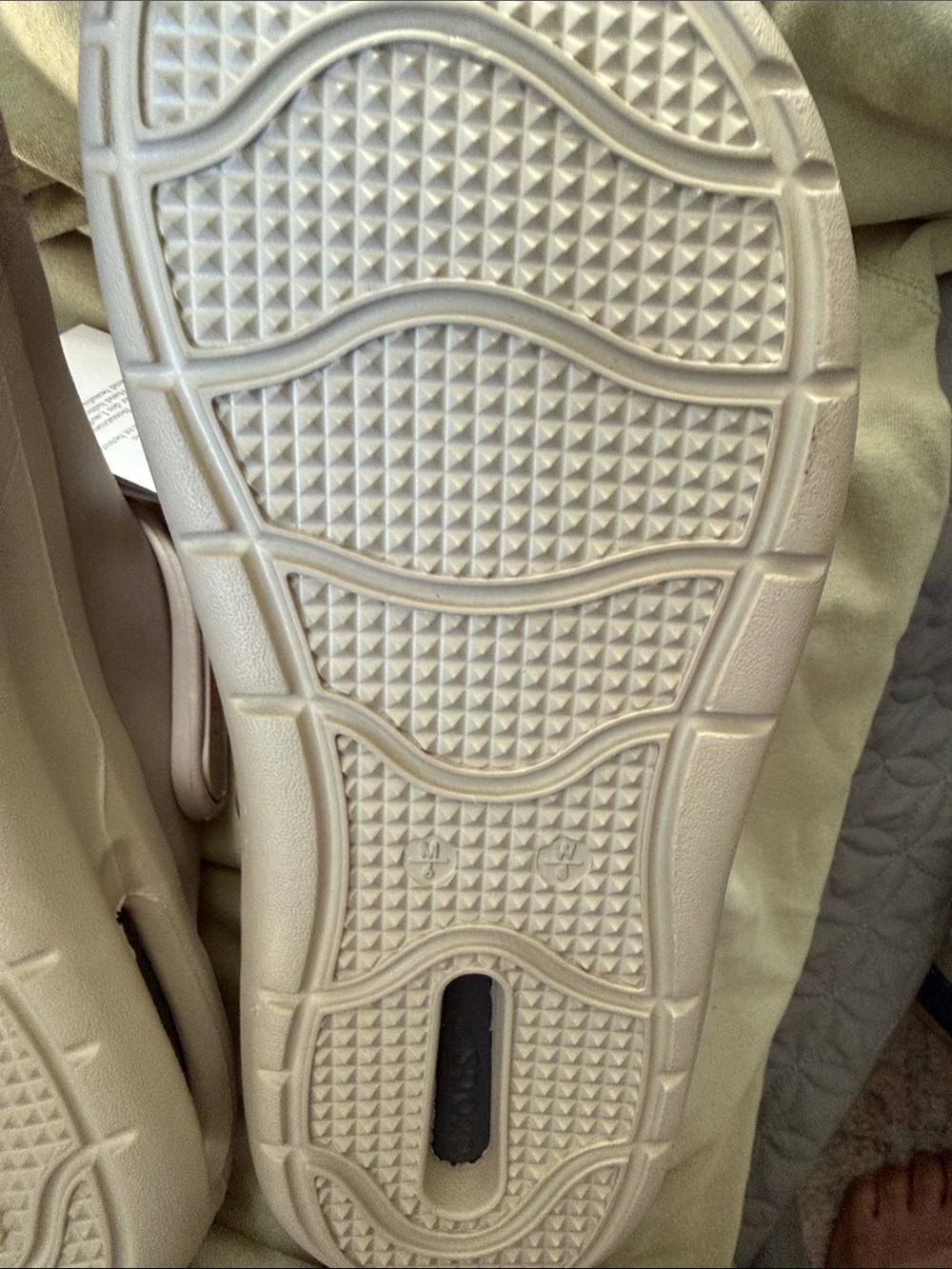 CROCS LiteRide Clog in Light Taupe with Black Footbed - Picture 5 of 7